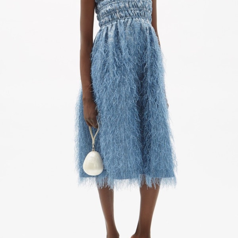 ISO!!! Ganni feather detail dress